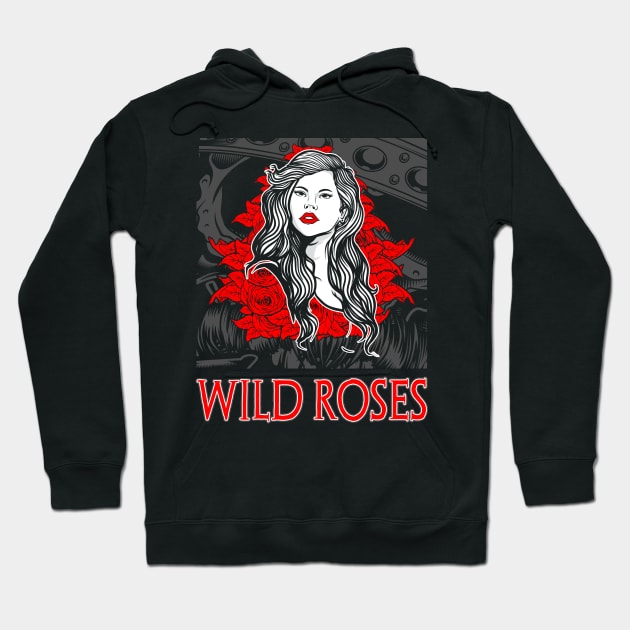 Wild Roses Hoodie by black8elise